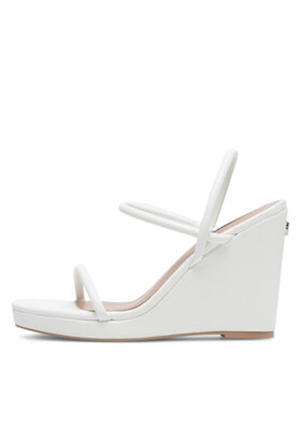 Nine West Sandały WFA2624-1 Biały. Kolor: biały. Materiał: syntetyk