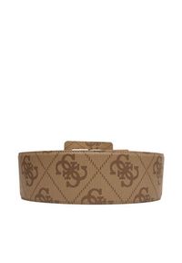 Guess Pasek Damski BW9247 P5370 Beżowy. Kolor: beżowy. Materiał: skóra #3