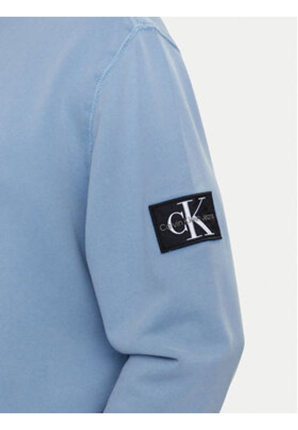 Calvin Klein Jeans Bluza J30J325145 Niebieski Regular Fit. Kolor: niebieski. Materiał: bawełna