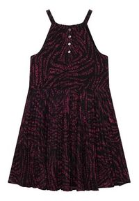 MICHAEL KORS KIDS Sukienka elegancka R12152 S Czarny Regular Fit. Kolor: czarny. Materiał: bawełna. Styl: elegancki