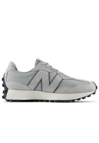 Buty unisex New Balance U327SWA - szare. Okazja: na co dzień. Zapięcie: sznurówki. Kolor: szary. Materiał: skóra, guma. Szerokość cholewki: normalna