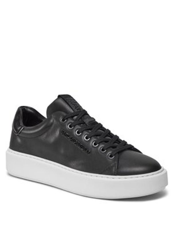 Karl Lagerfeld - KARL LAGERFELD Sneakersy KL52219 Czarny. Kolor: czarny. Materiał: skóra