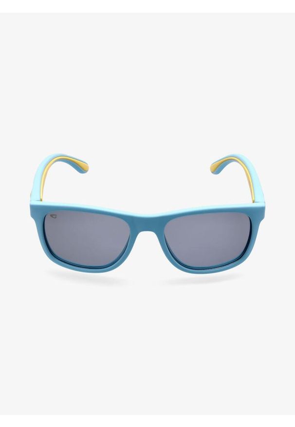 Okulary dla dzieci GOG Alice - matt blue/yellow. Kolor: niebieski