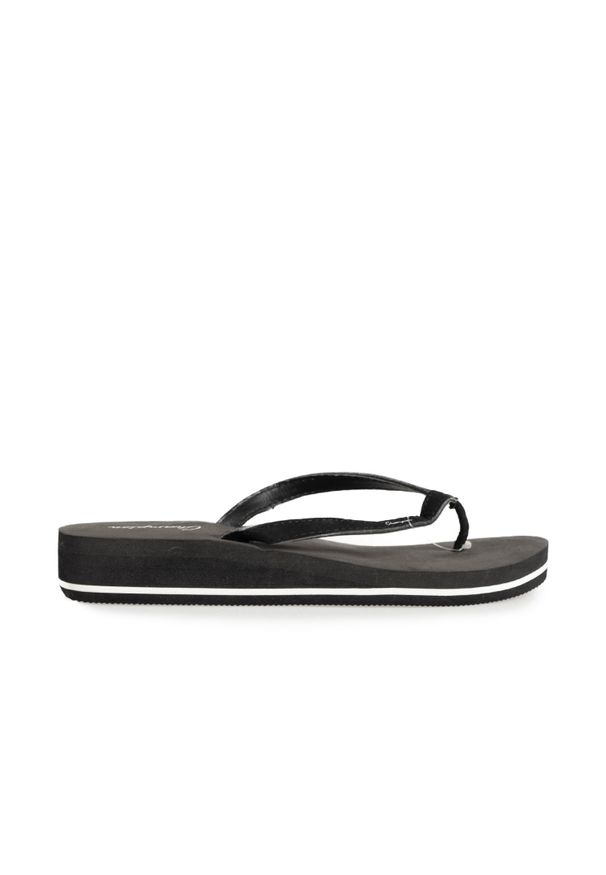 Champion Japonki "New Jewel" | S10100 | Flip Flop New Jewel | Kobieta | Czarny. Kolor: czarny. Materiał: syntetyk, materiał. Wzór: nadruk