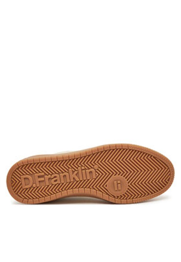 D.Franklin Sneakersy DFSH387005 Beżowy. Kolor: beżowy. Materiał: skóra, zamsz