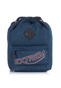 EXTREM - Plecak wodoodporny granatowy Extrem 2306-NV. Kolor: niebieski. Materiał: materiał #1