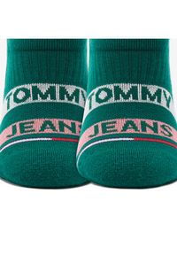 Tommy Jeans Skarpety stopki unisex 701221225 Zielony. Kolor: zielony. Materiał: bawełna, materiał