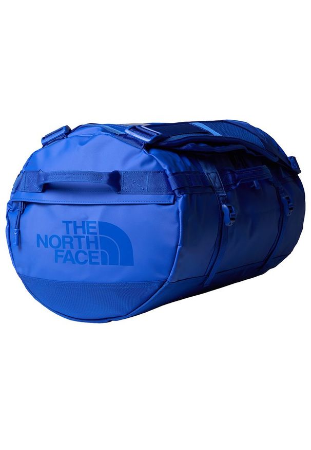 Torba The North Face Base Camp Duffel S 0A52STCZ61 - granatowa. Kolor: niebieski. Materiał: nylon. Wzór: paski