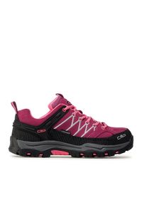 CMP Trekkingi Kids Rigel Low Trekking Shoes Wp 3Q13244J Różowy. Kolor: różowy. Materiał: zamsz, skóra. Sport: turystyka piesza
