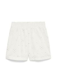Vero Moda Szorty materiałowe Eliza 10346709 Biały Regular Fit. Kolor: biały. Materiał: bawełna #2