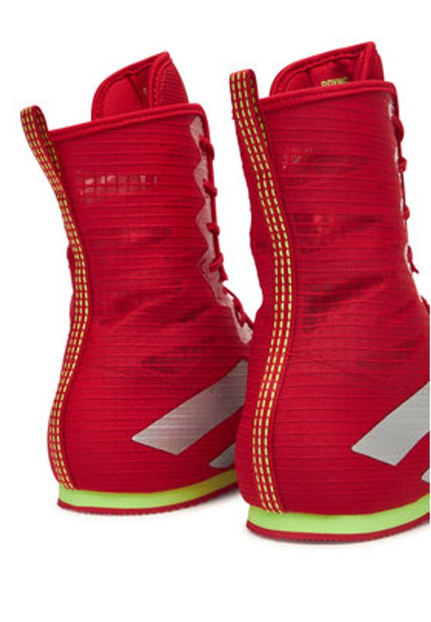 Adidas - adidas Buty bokserskie Box Hog 4 JP9846 Czerwony. Kolor: czerwony. Materiał: materiał
