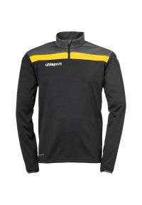 UHLSPORT - Bluza piłkarska dla dzieci Uhlsport Offense 23 1/4 zip. Kolor: wielokolorowy, czarny, żółty, szary. Sport: piłka nożna #1