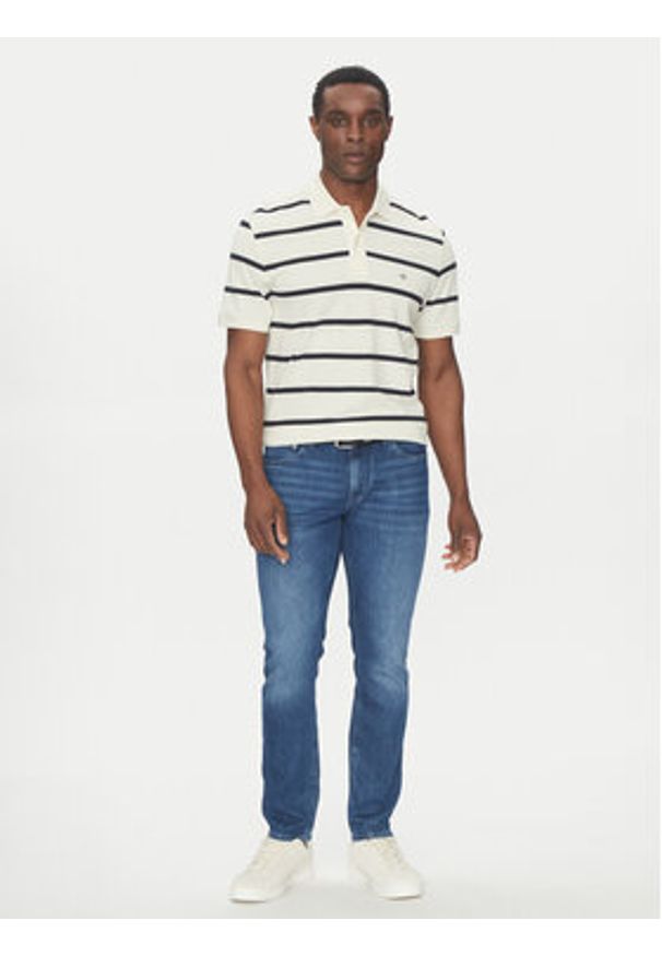 GANT - Gant Polo 2014022 Écru Regular Fit. Typ kołnierza: polo. Materiał: bawełna