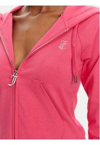 Juicy Couture Bluza Ola JCWAS125310 Różowy Slim Fit. Kolor: różowy. Materiał: bawełna