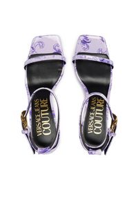 Versace Jeans Couture Sandały 80VA3S76 ZS366 Fioletowy. Kolor: fioletowy. Materiał: skóra #2