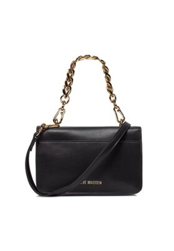 Steve Madden Torebka Bzen SM13001124-B-G Czarny. Kolor: czarny. Materiał: skórzane