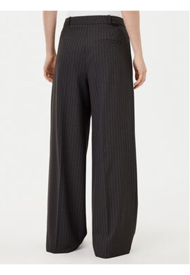 Hugo - HUGO Spodnie palazzo 50531003 Szary Regular Fit. Kolor: szary. Materiał: syntetyk, wiskoza