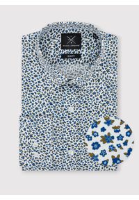 Pako Lorente - PAKO LORENTE – Koszula męska w kwiatki długi rękaw. Okazja: na co dzień. Materiał: elastan, bawełna. Długość rękawa: długi rękaw. Długość: długie. Wzór: kwiaty. Styl: casual #10