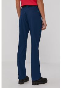 CMP spodnie damskie kolor granatowy proste high waist. Stan: podwyższony. Kolor: niebieski. Materiał: tkanina #5