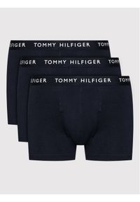 TOMMY HILFIGER - Tommy Hilfiger Komplet 3 par bokserek UM0UM02203 Granatowy. Kolor: niebieski. Materiał: bawełna