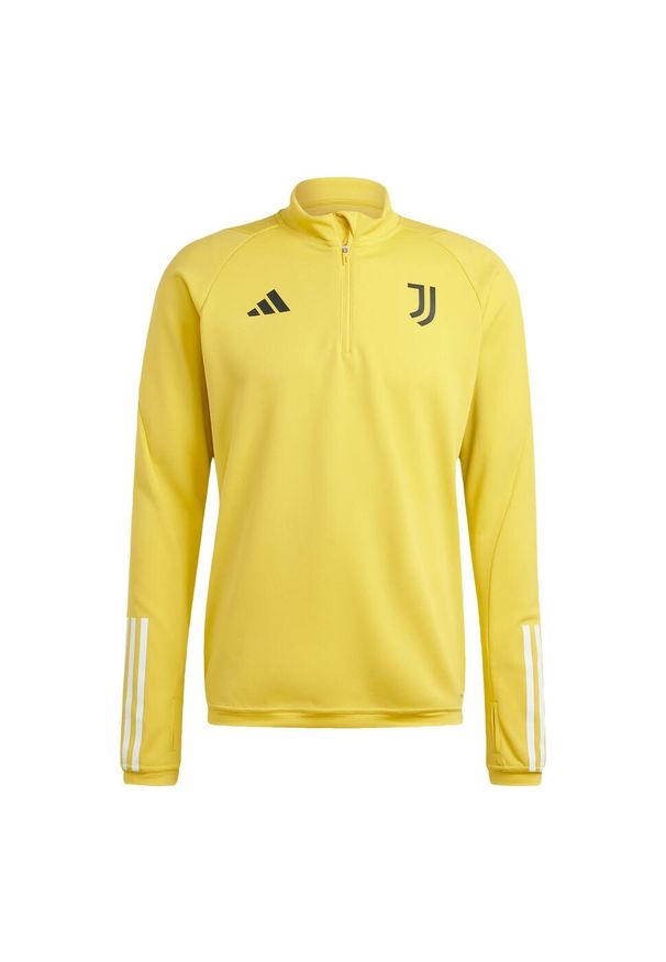 Bluza do piłki nożnej męska Adidas Juventus Tiro 23 Training Top. Kolor: beżowy, wielokolorowy, żółty. Materiał: poliester. Sport: fitness, piłka nożna