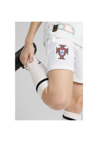 Puma - Młodzieżowe szorty Portugalia 2025 PUMA White Black. Kolor: biały, wielokolorowy, czarny