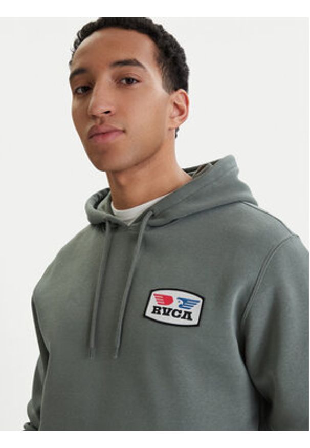 RVCA Bluza Soar 23A413508 Zielony Regular Fit. Kolor: zielony. Materiał: syntetyk
