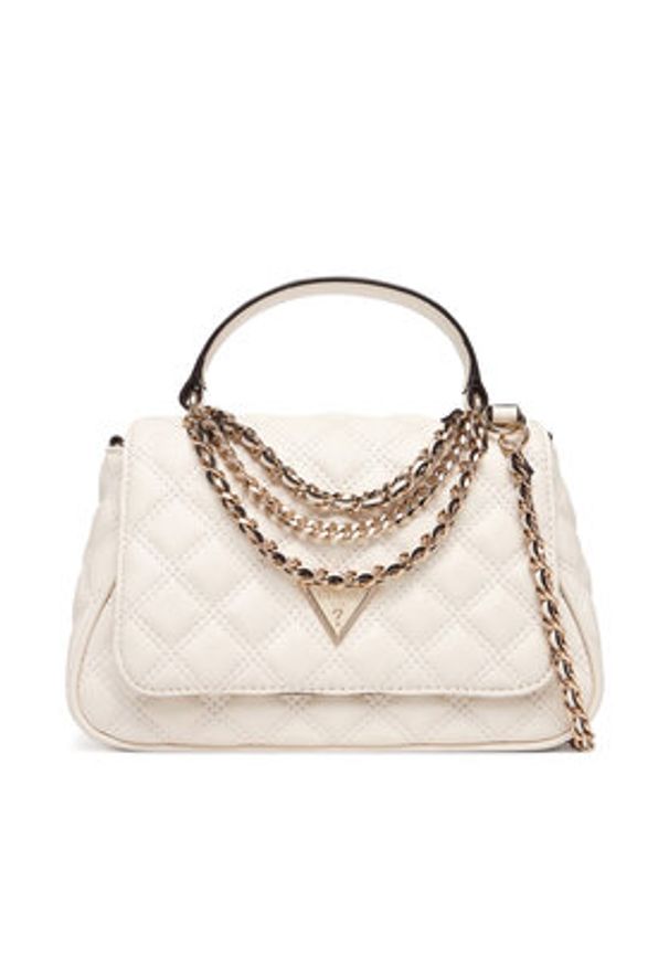Guess Torebka HWQG96 73190 Écru. Kolor: kremowy. Materiał: skórzane