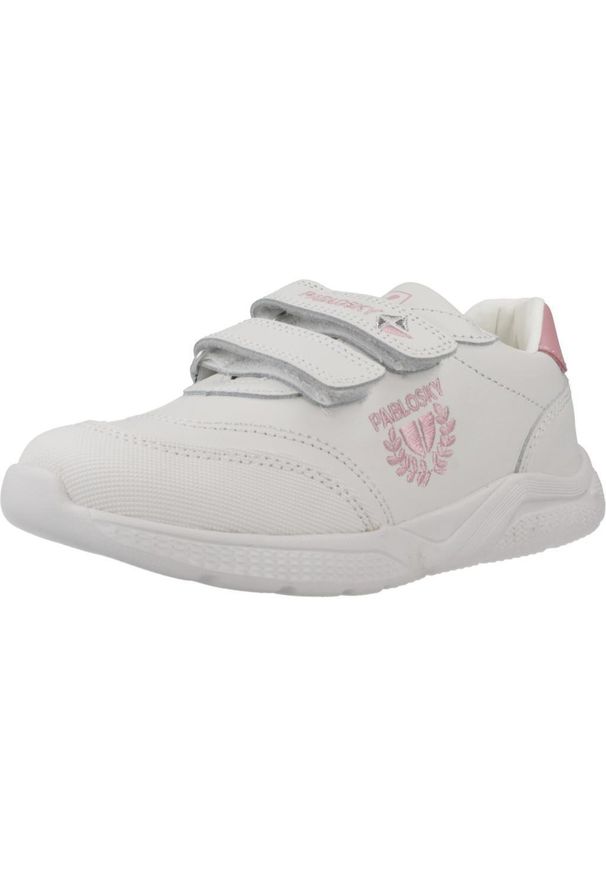 Pablosky - Buty PABLOSKY 203907P Biały. Kolor: różowy, biały, wielokolorowy. Materiał: syntetyk, tkanina, skóra. Sport: turystyka piesza