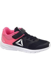Buty do chodzenia dla dzieci Reebok Rush Runner. Zapięcie: rzepy. Kolor: czarny. Materiał: guma, syntetyk, tkanina, materiał. Szerokość cholewki: normalna. Sport: turystyka piesza