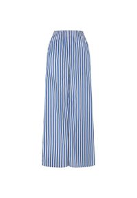 Urban Classics - Luźne Spodnie Damskie W Paski. Kolor: niebieski, wielokolorowy, biały. Długość: długie. Wzór: paski #1