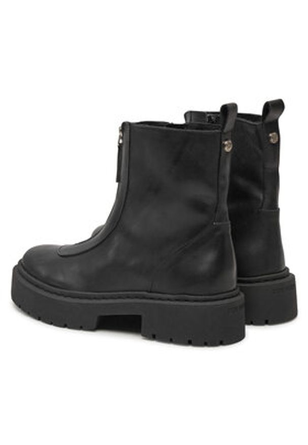 Steve Madden Botki SM11003404 Czarny. Kolor: czarny. Materiał: skóra