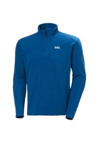 Kurtka polarowa 1/2 zip Helly Hansen daybreaker. Kolor: niebieski. Materiał: polar. Sport: turystyka piesza #1