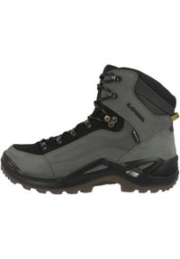 Buty trekkingowe męskie Lowa Renegade Mid Gtx. Wysokość cholewki: za kostkę. Kolor: szary. Materiał: skóra. Szerokość cholewki: normalna. Sport: turystyka piesza