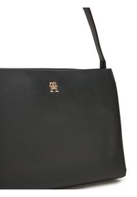 TOMMY HILFIGER - Tommy Hilfiger Torebka Th Legacy Med Satchel AW0AW17173 Czarny. Kolor: czarny. Materiał: skórzane #5