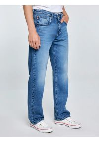 Big-Star - Jeansy męskie niebieskie Brandon 380. Okazja: na co dzień. Kolor: niebieski. Styl: klasyczny, casual #3