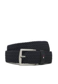 TOMMY HILFIGER - Pasek Męski Tommy Hilfiger. Kolor: niebieski