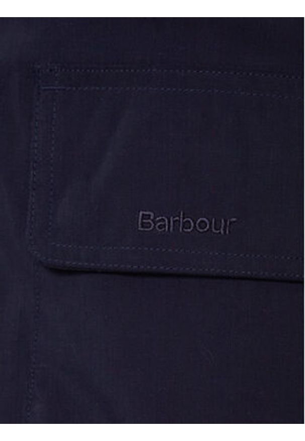Barbour Parka Winter Beaufort MWB1126NY72 Granatowy Regular Fit. Kolor: niebieski. Materiał: syntetyk, bawełna