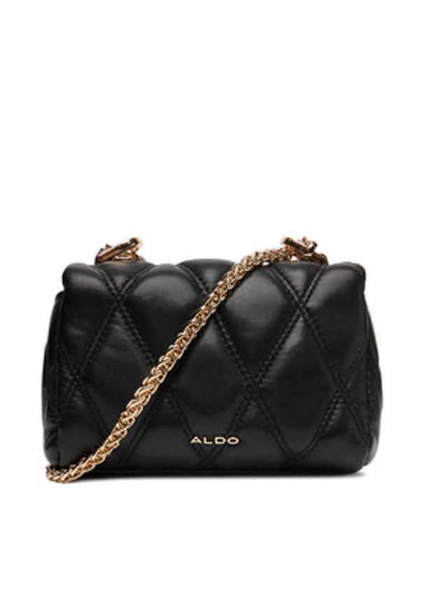 Aldo Torebka Miablack 14143769 Czarny. Kolor: czarny. Materiał: skórzane