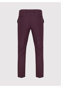 Pako Lorente - PAKO LORENTE – Bordowe spodnie garniturowe P22SF-6G-016-D-S. Kolor: czerwony. Materiał: poliester, elastan, wiskoza. Wzór: gładki. Styl: elegancki #7