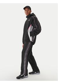 Kappa Wiatrówka Banda Silas 37222WW Czarny Comfort Fit. Kolor: czarny. Materiał: syntetyk #3