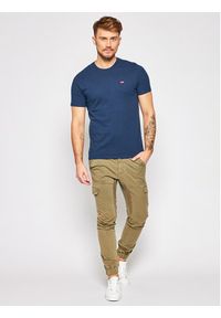 Levi's® T-Shirt The Original 56605-0017 Granatowy Regular Fit. Kolor: niebieski. Materiał: bawełna #4