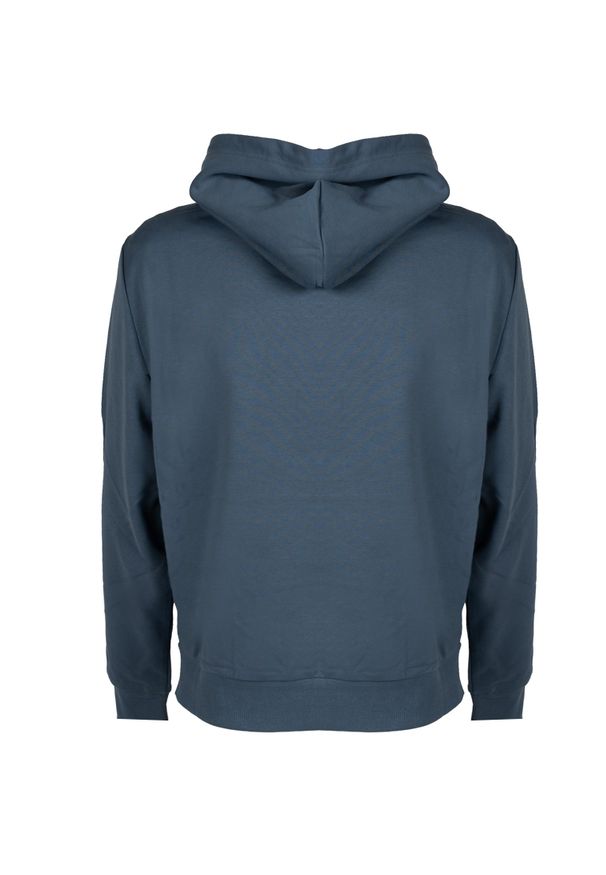 Diesel Bluza "Ginn Hood" | A08692-0HAYT | Mężczyzna | Niebieski. Okazja: na co dzień. Typ kołnierza: kaptur. Kolor: niebieski. Materiał: bawełna, poliester. Długość: długie. Wzór: jednolity, nadruk. Styl: casual