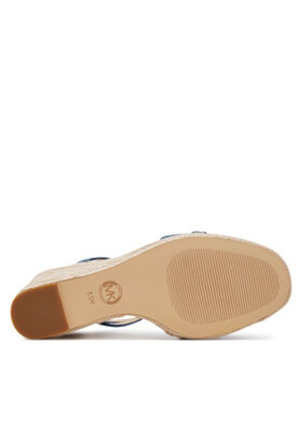 MICHAEL Michael Kors Espadryle Mandy 40S5MAMS2D Niebieski. Kolor: niebieski. Materiał: materiał