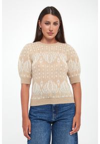Sweter damski wełniany Kathe JOOP!. Materiał: wełna