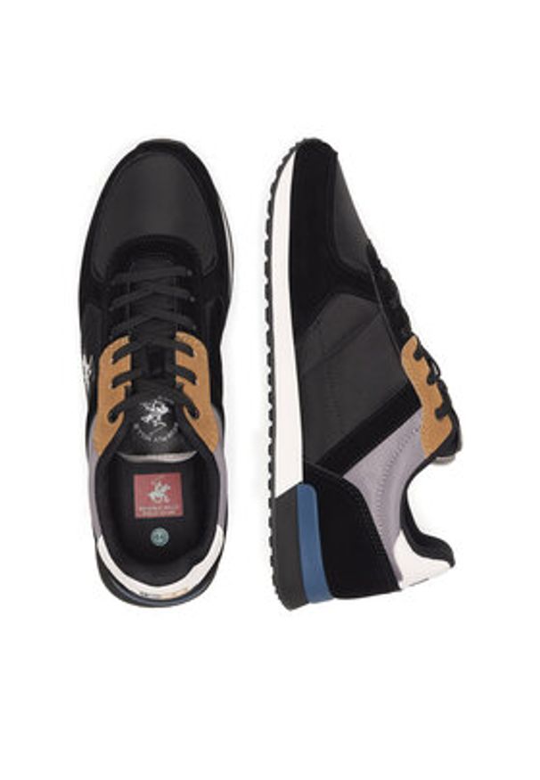 Beverly Hills Polo Club Sneakersy M-VS01477-19 Czarny. Kolor: czarny. Materiał: materiał