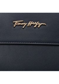 TOMMY HILFIGER - Tommy Hilfiger Torebka New Tommy Tote AW0AW11896 Granatowy. Kolor: niebieski. Materiał: skórzane #3