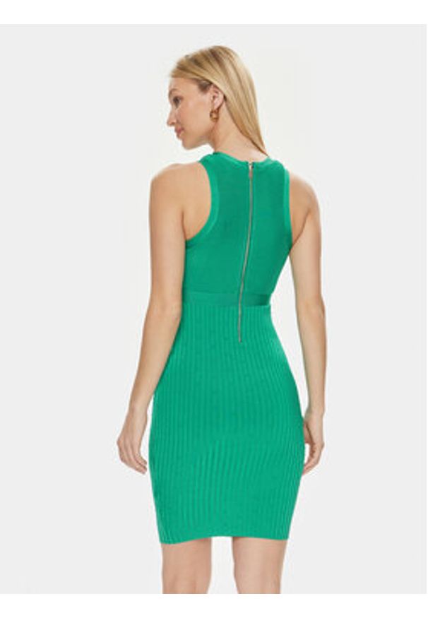 Marciano Guess Sukienka dzianinowa 4GGK08 5814Z Zielony Bodycon Fit. Kolor: zielony. Materiał: wiskoza. Typ sukienki: bodycon