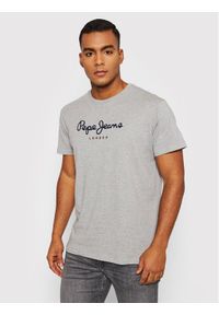 Pepe Jeans T-Shirt Eggo PM508208 Szary Regular Fit. Kolor: szary. Materiał: bawełna