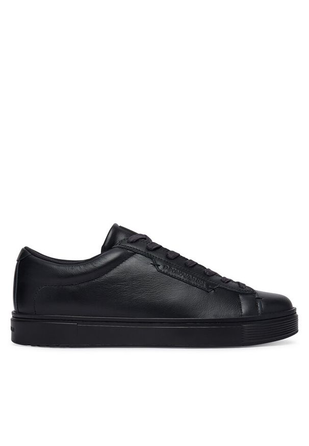 Sneakersy Emporio Armani. Kolor: czarny